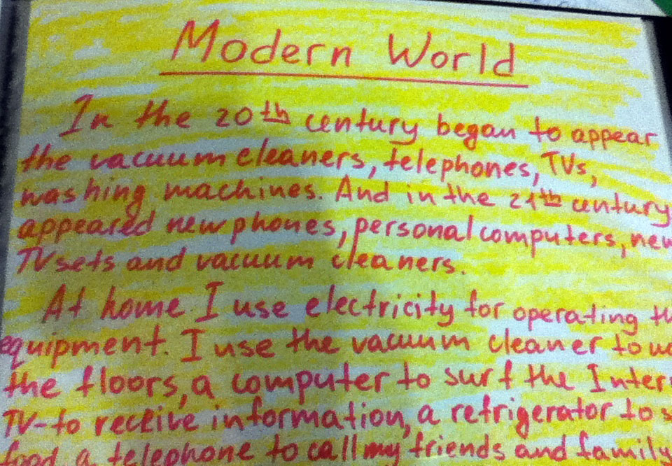 тема моя про гаджеты) сделана на 5) Everyday I use my cellphone, mp3 and notebook. They made my life easier. My cellphone...