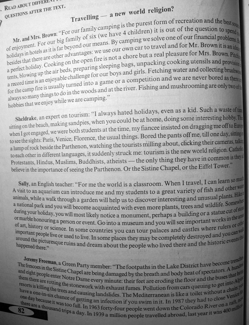 Ето просто части расказов, но может будет полезно   During my winter break, I rested in America in New-York for 4 days. This is...
